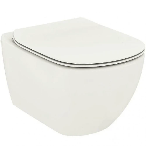 Унитаз с инсталляцией Ideal Standard Tesi Aqua Blade T3868V1/115A6 с сиденьем Микролифт и Черной матовой клавишей смыва