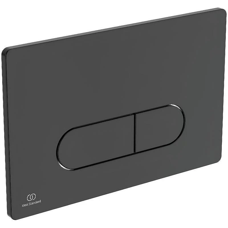 Унитаз с инсталляцией Ideal Standard Tesi Aqua Blade T3868V1/115A6 с сиденьем Микролифт и Черной матовой клавишей смыва