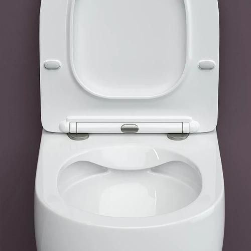 Унитаз с инсталляцией Ceramicanova Play CN3001 + Grohe Rapid SL 38775001 с сиденьем Микролифт и клавишей смыва Хром