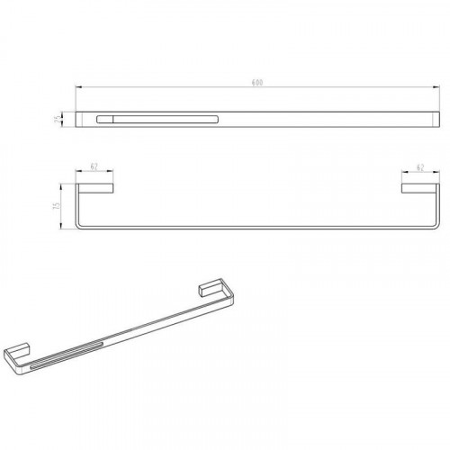 Полотенцедержатель Boheme Q 10942-BR Бронза