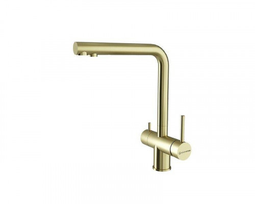 Смеситель для кухни KUCHENSTERN FOKUS-FS 401GL40 цвет Золото
