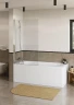 Акриловая ванна Roca Gava 160x70 ZRU9307847 без гидромассажа, с каркасом ZRU9307849