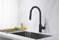 Смеситель для кухни Aquatek Европа AQ1384MB Черный матовый латунь
