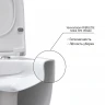 Унитаз Berges Floe Rimless 082121 подвесной с сиденьем Микролифт фарфор подвесной