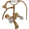 Смеситель для ванны Rav Slezak Brilliance160.5SM Бронза латунь на стену