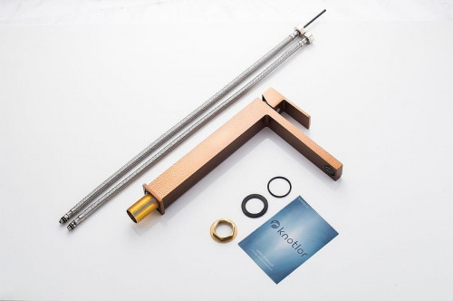 Смеситель для раковины Knotlor Stable KN-24/RBP цвет Бронза