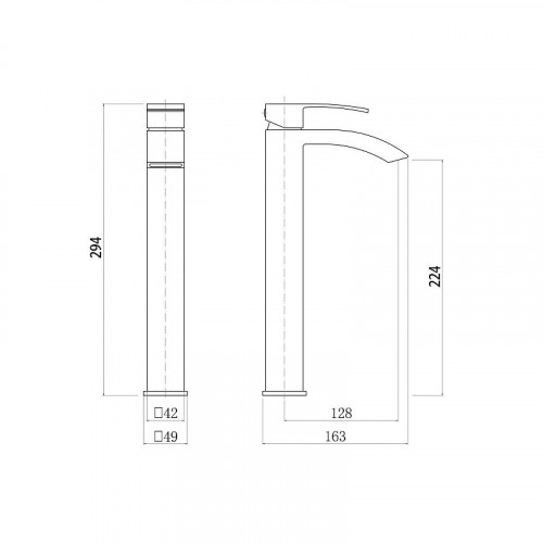 Смеситель для раковины Fashun A51218-21 цвет Бронза