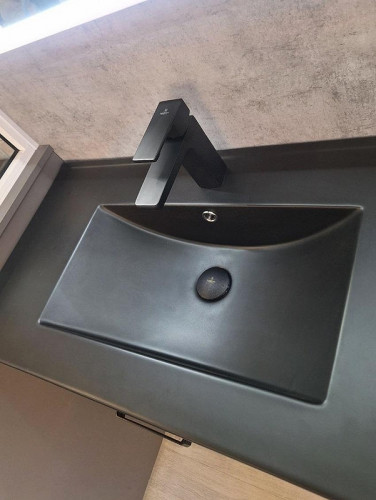 Смеситель для раковины AltroBagno Lamberto 0124 MB цвет Черный матовый