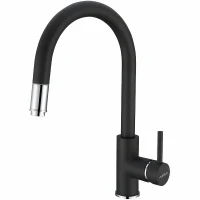 Смеситель для кухни Alveus Delos-P G91 Carbon 1129022 Угольный нержавеющая сталь