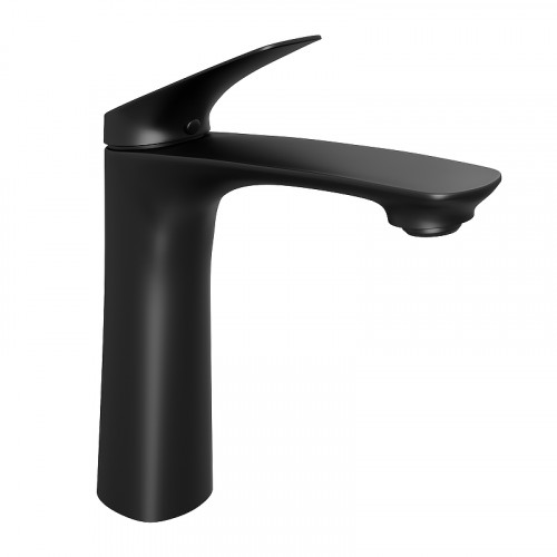 Смеситель для раковины Abelsberg Perfecta INF60101MB цвет Вулканический черный