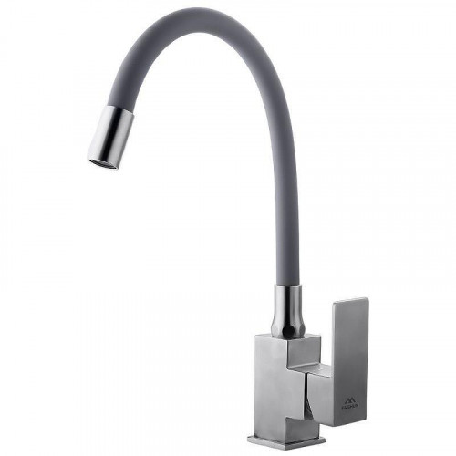 Смеситель для кухни Fashun A54302-12 цвет Сатин Серый