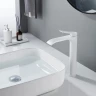 Смеситель для раковины Shevanik S4111C цвет Белый матовый