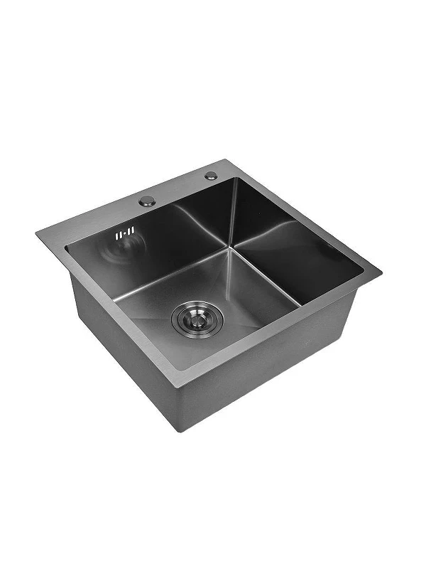 Кухонная мойка Wisent 50 WGS35050B/W02-114B цвет Графит