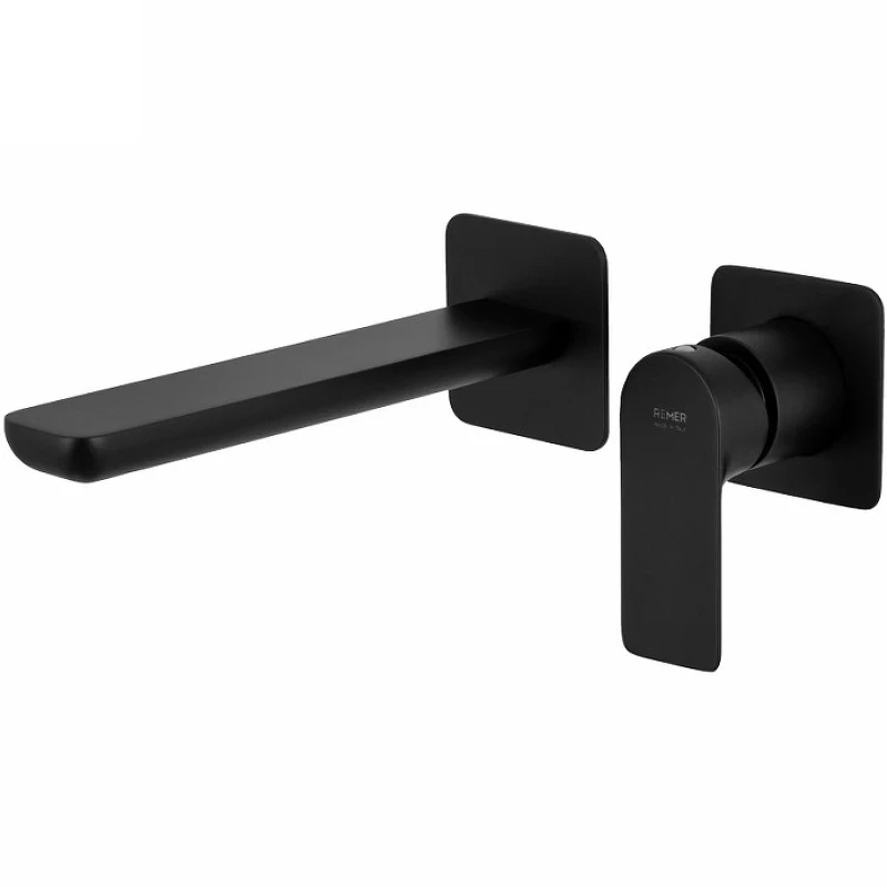 Смеситель для раковины Remer Infinity I15PLNO Черный матовый латунь встраиваемый