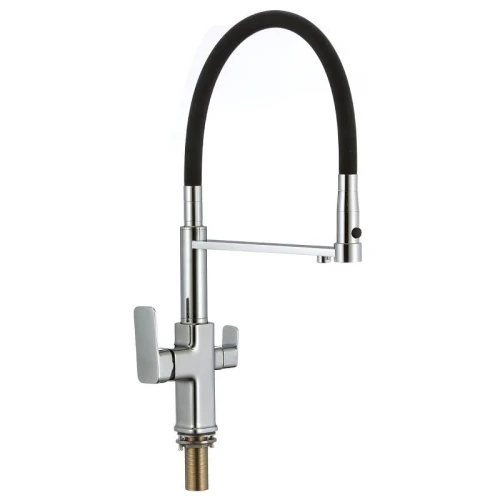 Смеситель для кухни Savol S-L1809-01 цвет Хром Черный
