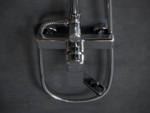 Душевая система Laguraty 17063 Хром латунь на стену