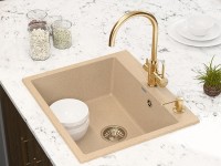 Смеситель для кухни Paulmark Essen Es213211-G Золото