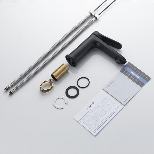 Смеситель для раковины Shevanik S43H S4301H цвет Черный