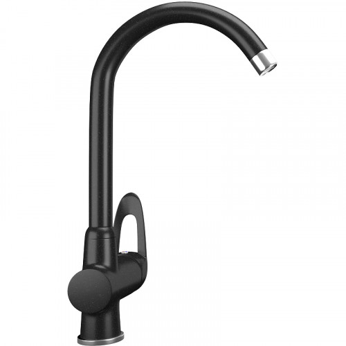 Смеситель для кухни Ulgran Classic U-006-344 Ультра-черный латунь