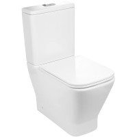 Унитаз компакт WeltWasser Rotbach 001 GL-WT 10000003791 Белый глянец с бачком и сиденьем Микролифт фаянс напольный