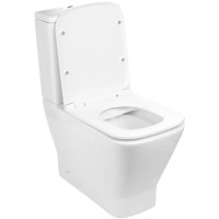 Унитаз компакт WeltWasser Rotbach 001 GL-WT 10000003791 Белый глянец с бачком и сиденьем Микролифт фаянс напольный