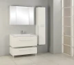 Тумба под раковину Aquaton Мадрид 100 М 1A126901MA010 подвесная Белая МДФ / ЛДСП