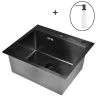 Кухонная мойка Wisent 50 WS35044B/WGER019B/W405B цвет Графит