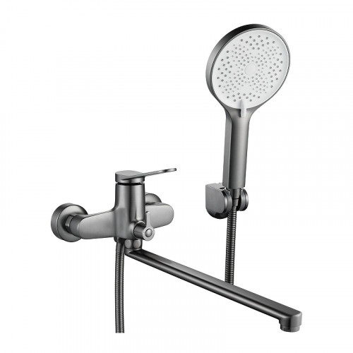 Смеситель для ванны Shevanik S6222T универсальный цвет Оружейная сталь