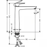 Смеситель для раковины Hansgrohe Talis E 71717990 Полированное золото латунь