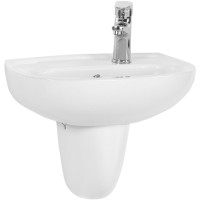 Раковина Creavit Trend 46 TP030-00CB00E-0000 Белая фарфор подвесная