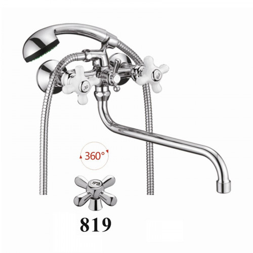 Смеситель для ванны D-Lin D145819 универсальный цвет  Хром