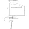 Смеситель для раковины Haiba HB10815 Нержавеющая сталь нержавеющая сталь