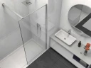 Душевая перегородка Vincea Walk-In 100 VSW-1HS100CL профиль Хром стекло прозрачное
