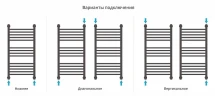 Водяной полотенцесушитель Сунержа Богема+ выгнутая 80x40 022-0221-8040 цвет Матовая шампань
