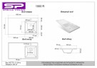 Раковина Stella Polar Мадлен 100 R SP-00000466 с местом под стиральную машину Белая