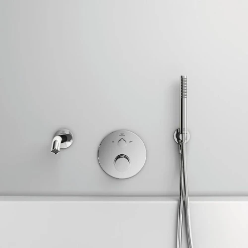 Смеситель для душа Ideal Standard Ceratherm T100 A5814AA с термостатом цвет Хром