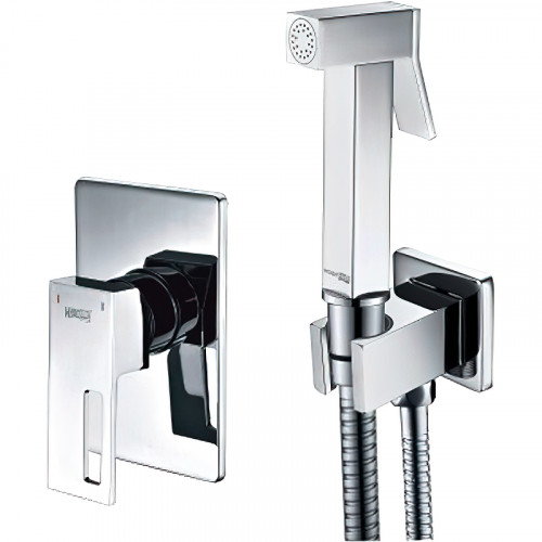 Гигиенический душ со смесителем WasserKRAFT Alme A15156 Хром латунь на стену