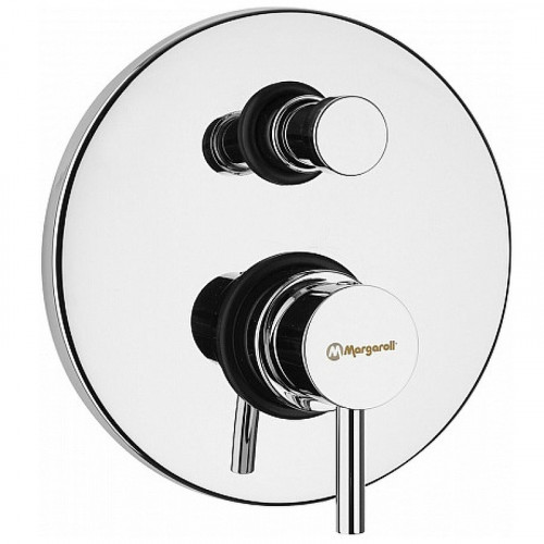 Смеситель для душа Margaroli Moderna RU2008AA01CR Хром встраиваемый