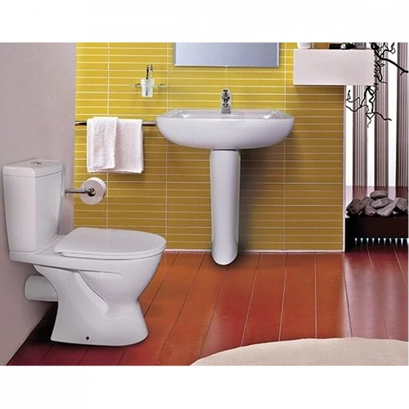 Унитаз-компакт Ideal Standard Eurovit W904201 цвет Euro White / Евробелый с бачком и сиденьем