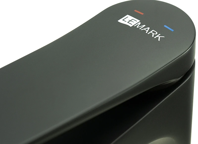 Смеситель для биде Lemark Bronx LM3708BL Черный латунь