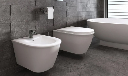 Смеситель для биде Lemark Bronx LM3708BL Черный латунь