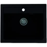 Кухонная мойка Alveus Granital Atrox 30 Carbon G91 590x500 1131996 Угольная искусственный камень (литьевой мрамор) встраиваемая сверху, встраиваемая снизу