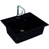 Кухонная мойка Alveus Granital Atrox 30 Carbon G91 590x500 1131996 Угольная искусственный камень (литьевой мрамор) встраиваемая сверху, встраиваемая снизу