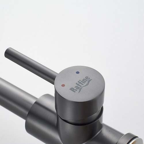 Смеситель для кухни Raffine F118T цвет Оружейная сталь