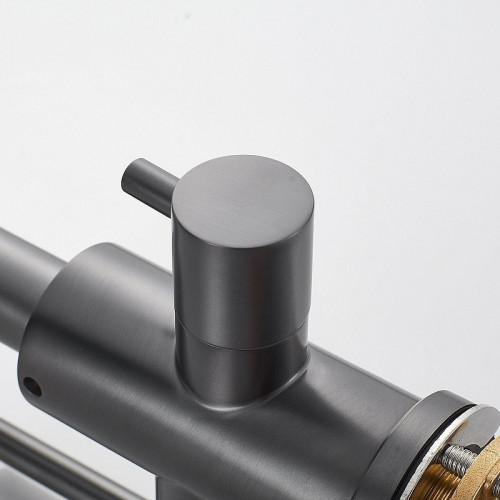 Смеситель для кухни Raffine F118T цвет Оружейная сталь