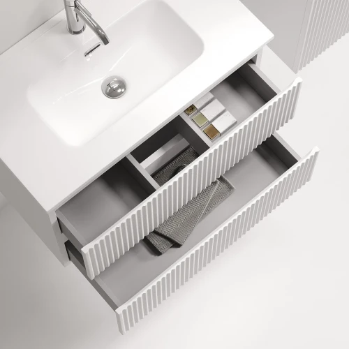 Тумба под раковину Sancos Snob R 70 SNR70/39W подвесная цвет Bianco