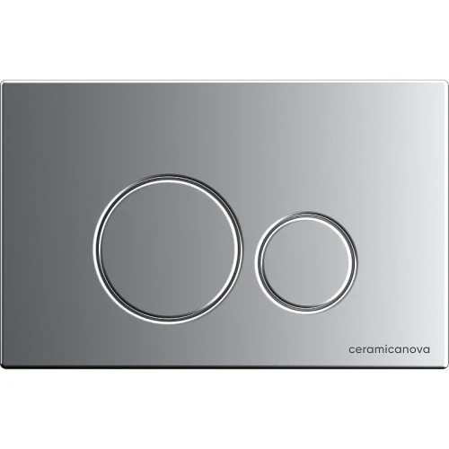 Комплект унитаза с инсталляцией Ceramicanova Metropol CN4002MB_1001M_1000 с сиденьем Микролифт и клавишей смыва Хром матовый фарфор подвесной