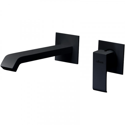 Смеситель для раковины Cezares Porta PORTA-BLI2-NOP Черный матовый латунь встраиваемый