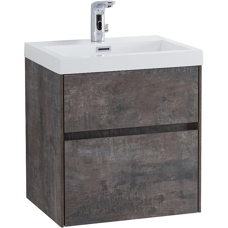 Тумба под раковину BelBagno Pietra Mini 50 PIETRA MINI-500AS-2C-SO-PT подвесная Stone МДФ / ЛДСП