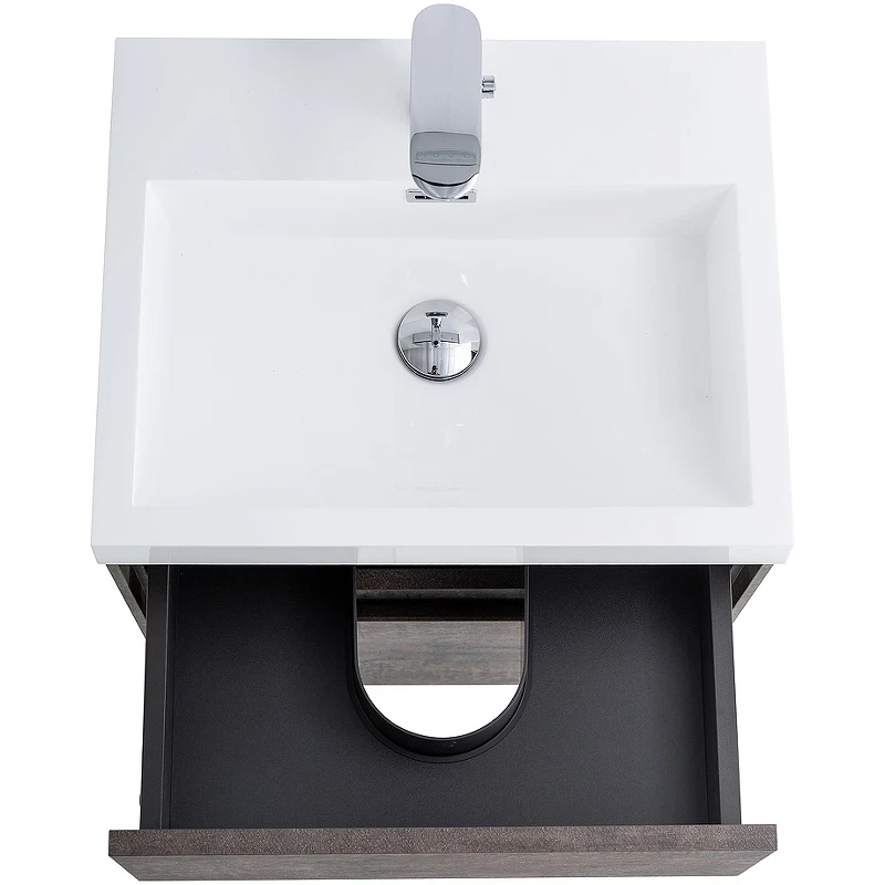 Тумба под раковину BelBagno Pietra Mini 50 PIETRA MINI-500AS-2C-SO-PT подвесная Stone МДФ / ЛДСП